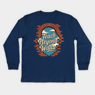 Teach Beyond Walls Kids Long Sleeve T-Shirt