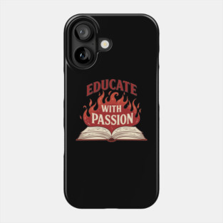 Educate With Passion Phone Case
