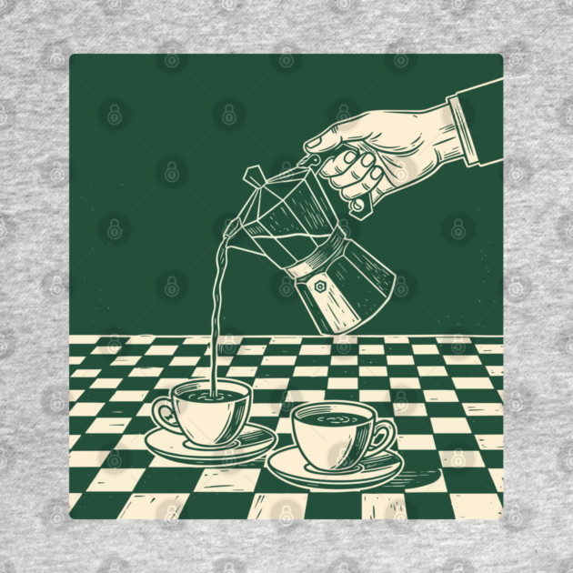 Vintage Coffee Art by Digironin