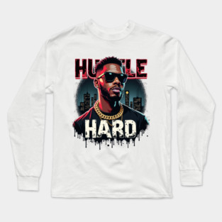 Street King: Bold Style and Urban Swagger Long Sleeve T-Shirt