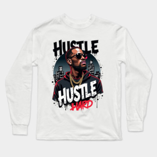 Street King: Bold Style and Urban Swagger Long Sleeve T-Shirt