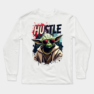 Hustle hard - Hustle hard: Galactic Superhero Fierce Street Style Long Sleeve T-Shirt