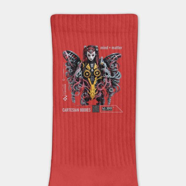 Mind + Matter (Red+) - Cartesian Bodies | UndoSisyphus™ Native Cyborgs Collection by UndoSisyphus