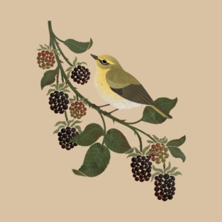Chiffchaff in Blackberries T-Shirt