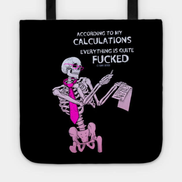 Simple Math Tote by Tommy Devoid