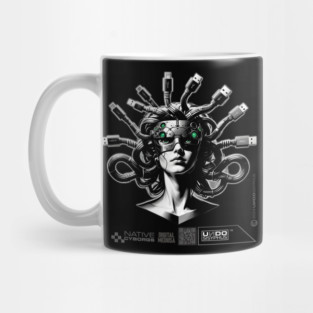 Digital Medusa 01 (Black) | UndoSisyphus™ Gaming Collection Mug