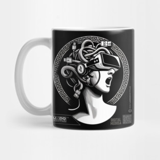 Digital Medusa 02 (Black) | UndoSisyphus™ Gaming Collection Mug