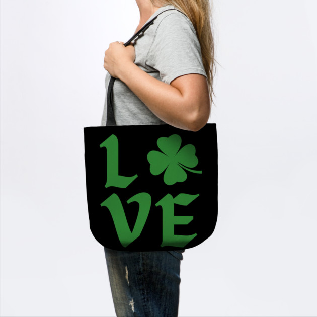 Love Shamrock Typography by Creatifly Graphic Tees