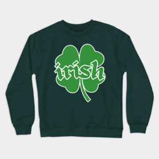 Irish Green Shamrock Crewneck Sweatshirt