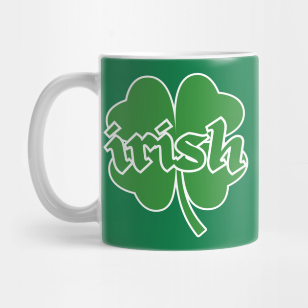 Irish Green Shamrock by Creatifly Graphic Tees