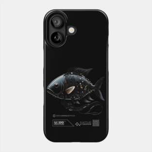 Cyborg Fish (Black) | UndoSisyphus™ Native Cyborgs Collection Phone Case