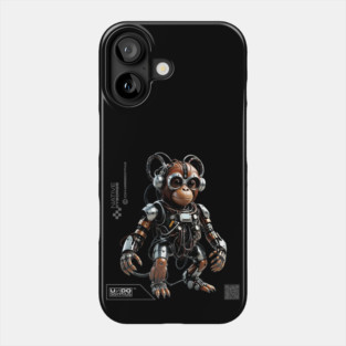 Cyborg Orangutan (Black) | UndoSisyphus™ Native Cyborgs Collection Phone Case
