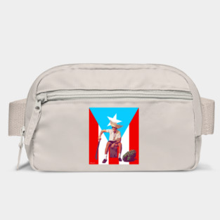 Puerto Rico Flag with Bad Bunny Fan Art Bag