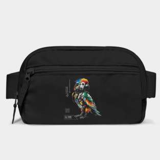 Cyborg Parrot (Black) | UndoSisyphus™ Native Cyborgs Collection Bag