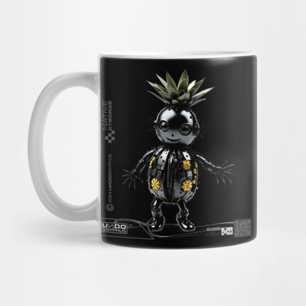 Pineapple Boy (Black) | UndoSisyphus™ Native Cyborgs Collection by UndoSisyphus