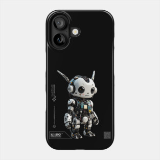 Cute Little Robot (Black) | UndoSisyphus™ Native Cyborgs Collection Phone Case