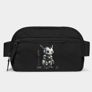 Cute Little Robot (Black) | UndoSisyphus™ Native Cyborgs Collection Bag