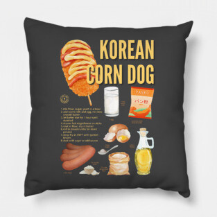 Korean Corn Dog - Street Food Recipe Pillow