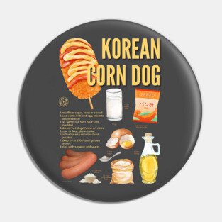 Korean Corn Dog - Street Food Recipe Pin