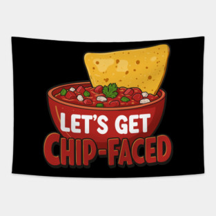 Let’s Get Chip-Faced Tapestry
