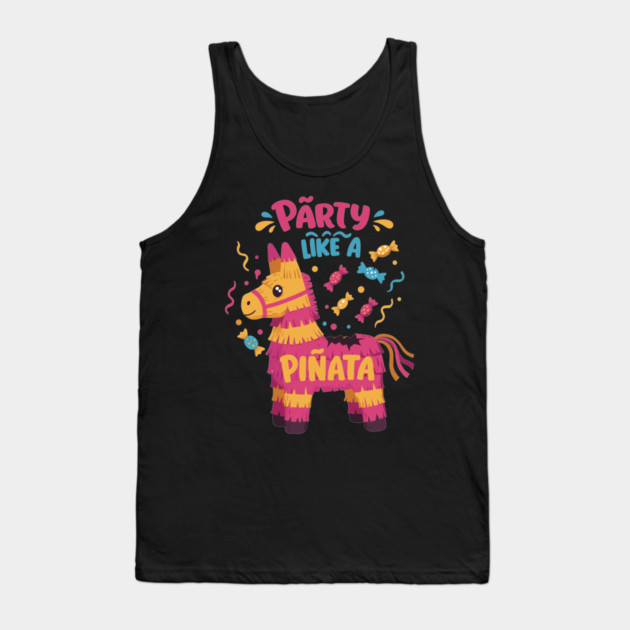 Party Like a Piñata Tank Top by enrynz