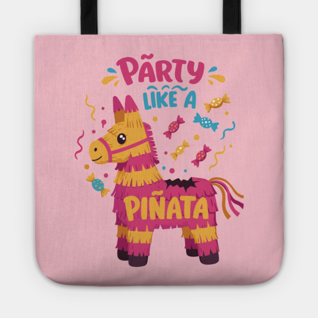 Party Like a Piñata Tote by enrynz