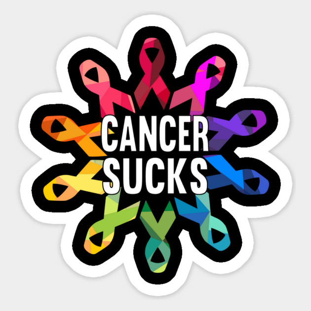 Cancer Sucks Survivor Support Awareness Magnet by belownormal
