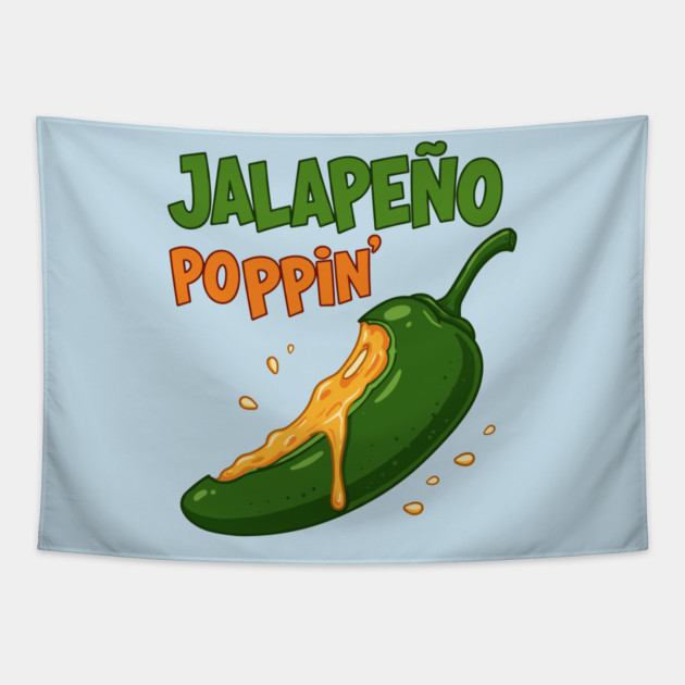 Jalapeño Poppin’ Tapestry by enrynz