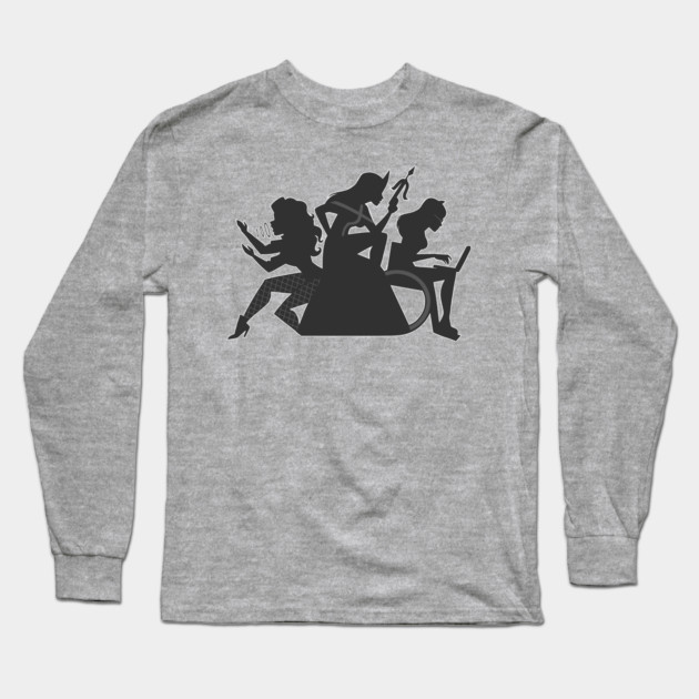 Bruce's Angels Long Sleeve T-Shirt by JoTheZette