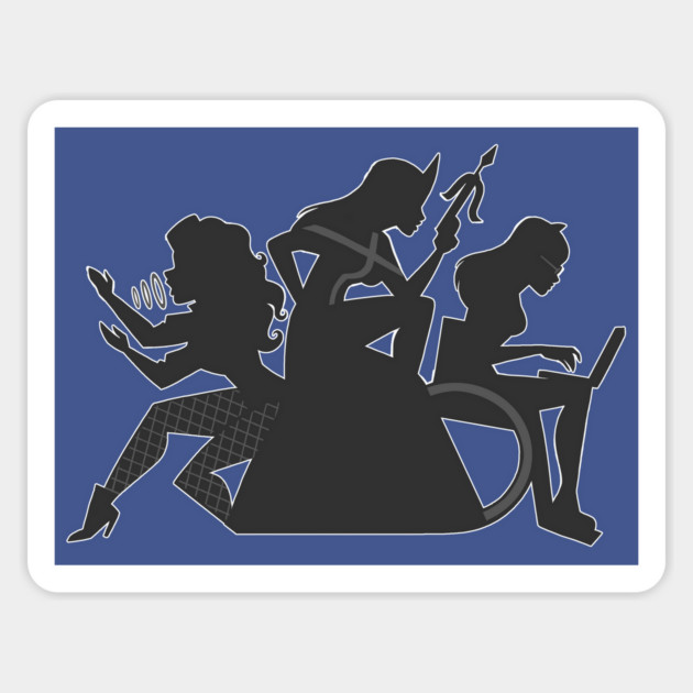 Bruce's Angels Magnet by JoTheZette