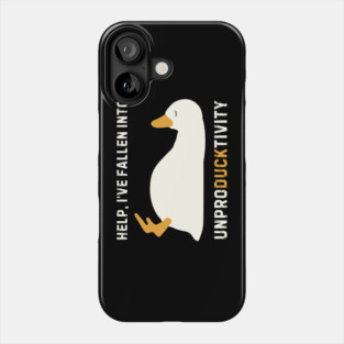 Unproductive Duck Phone Case