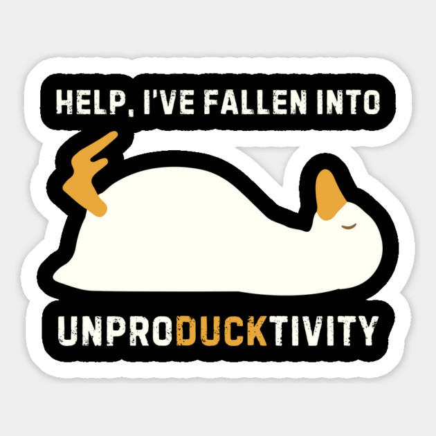 Unproductive Duck Magnet by The WYLD Tribe