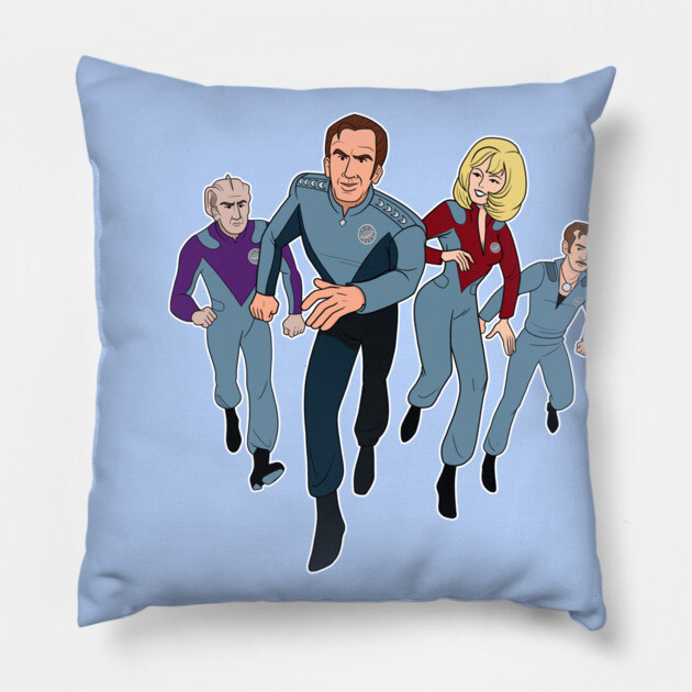 Galaxy Trek Pillow by JoTheZette