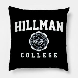 Hillman College 1881 Pillow