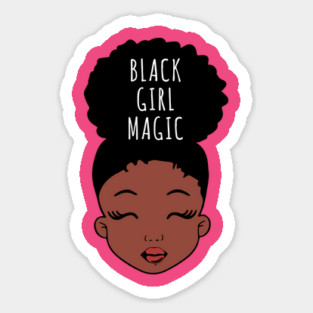 Black Girl Magic, African American Girl Sticker