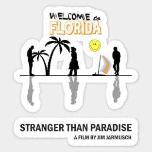 STRANGER THAN PARADISE 1984 Sticker