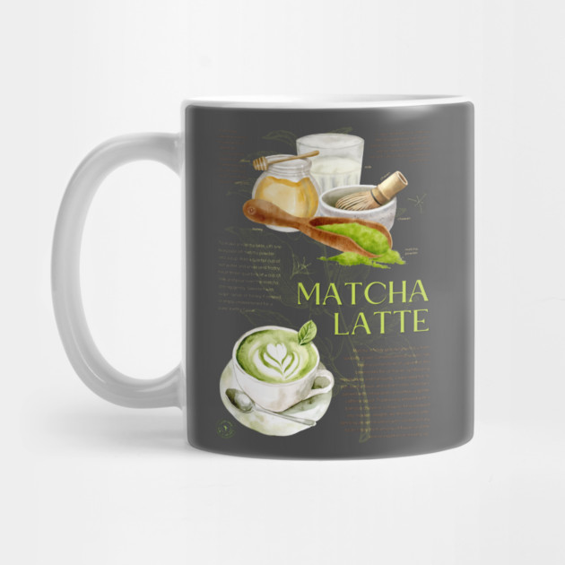 Matcha Latte - Japanese Tea Art Print by TuncGK