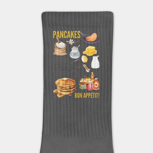 Pancakes Recipe - Breakfast Lover’s Print by TuncGK