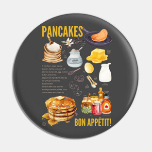 Pancakes Recipe - Breakfast Lover’s Print Pin
