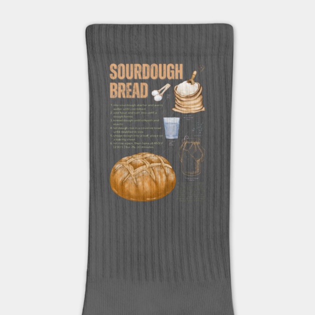 Sourdough Bread Recipe - Rustic Baking Art by TuncGK