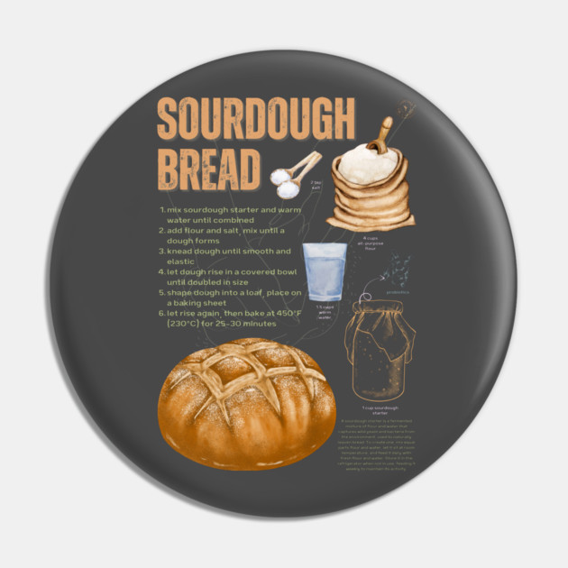 Sourdough Bread Recipe - Rustic Baking Art Pin by TuncGK
