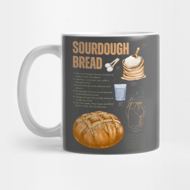 Sourdough Bread Recipe - Rustic Baking Art by TuncGK