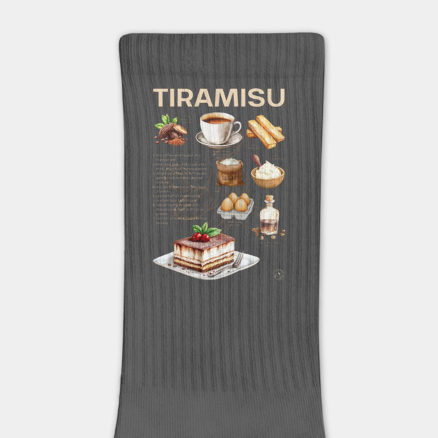Tiramisu Recipe - Italian Dessert Art by TuncGK