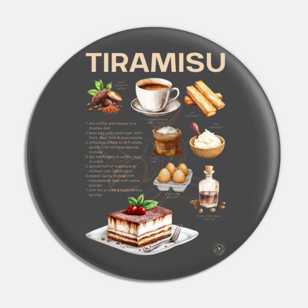 Tiramisu Recipe - Italian Dessert Art Pin by TuncGK