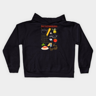 Pasta Pomodoro - Classic Italian Recipe Kids Hoodie