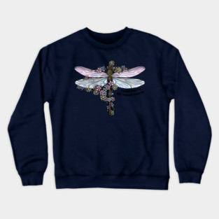Dragonfly Trans Rights Crewneck Sweatshirt