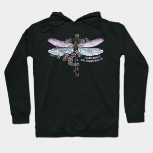 Dragonfly Trans Rights Hoodie