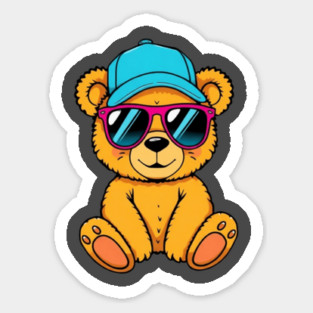 Cute teddy Streetwear art Magnet