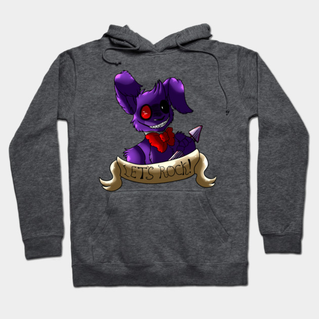LET'S ROCK Bonnie Fnaf Hoodie TeePublic