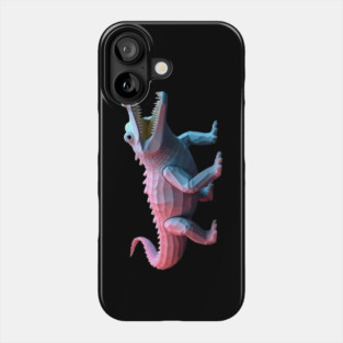 Crocodile Pixel 3D Computer Graphic Phone Case